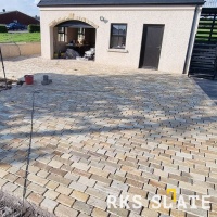 Кварцитовая брусчатка RKS SLATE, варианты цветов и фактур
