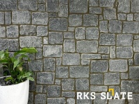 Камень для цоколя RKS SLATE Midnight Black Temple